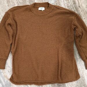 Aerie Women's Cozy Crewneck Sweater - chesnut Brown